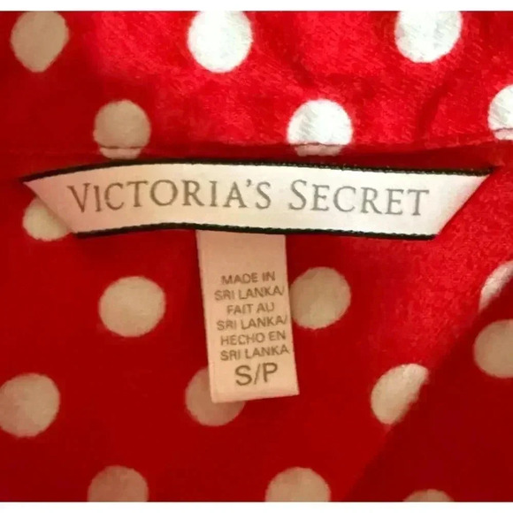 Victoria’s Secret Small 2pc Pajama Set Top Bottom Multicolor Button Down Lounge - Picture 7 of 8